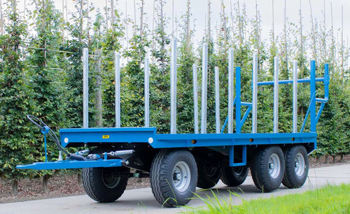 托盘拖车 - BTW6x0M - MDE Machinebouw bv - 3车轴 / 农用 / 液压制动