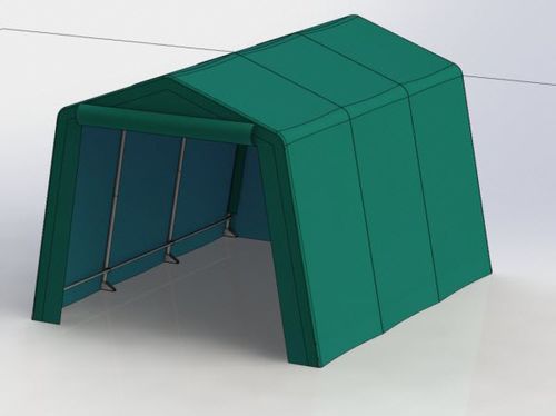干草仓库建筑 - Stockage agricole - Krosagro - 模块化 / 可拆卸 / 临时