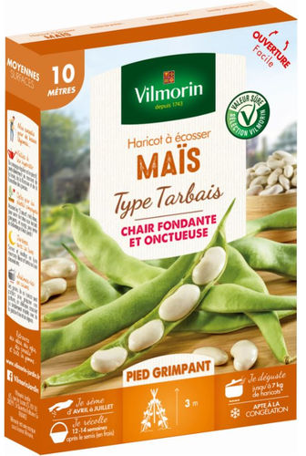 早熟菜豆种子 - Vilmorin Jardin (Vilmorin Garden/ VDB) - 夏季 / 攀缘