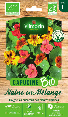 一年生花种子 - Capucine  - Vilmorin Jardin (Vilmorin Garden/ VDB) - 混色 / 用于花园 / 盆栽