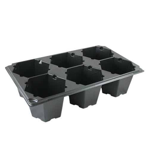 聚苯乙烯育苗盘 - 600-6L - Ainong USA Corporation - 重复使用型 / 正方形