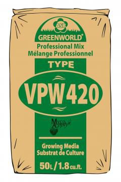 泥炭藓栽培基质 - VPW420 - ASB Greenworld Inc - 珍珠岩 / 蛭石 / 袋装