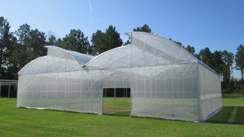 多尖顶温室 - Tropical  - Atlas Manufacturing Inc - 塑料 / 带排水沟 / 全开顶