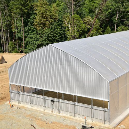 单拱温室 - Grow Max - De Cloet Greenhouse Manufacturing Ltd - 园林花卉 / 塑料 / 永久性