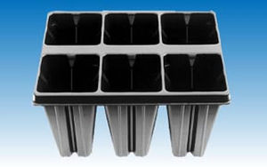 塑料育苗盘 - T10QP6T/20 - International Horticultural Technologies LLC - 重复使用型 / 正方形