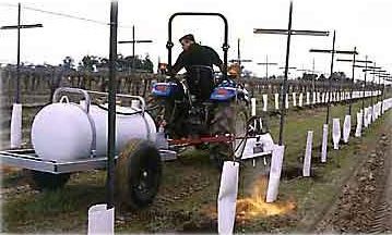 果园除草机 - GP1000 or GP750 - Flame Engineering, Inc. - 火焰式 / 牵引式 / 有机农业