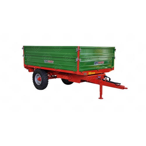 自卸拖车 - TDR series - ATESPAR MOTORLU ARACLAR SAN.VE.DIS.TIC.LTD.STI - 倾卸式 / 单车轴 / 农用