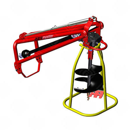 液压螺旋钻 - TB100 - ATESPAR MOTORLU ARACLAR SAN.VE.DIS.TIC.LTD.STI - 三点悬挂 / 拖拉机悬挂