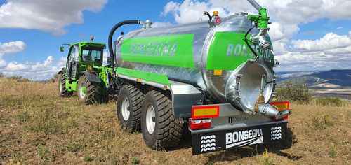 双车轴液肥撒布罐车 - CMB1 series - BONSEGNA Srl - 串列轮轴 / 带肥料加注器 / 牵引式