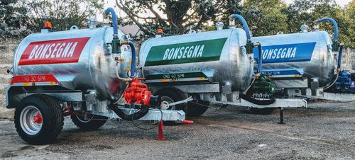 单车轴液肥撒布罐车 - CMB series - BONSEGNA Srl - 带肥料加注器 / 真空 / 牵引式