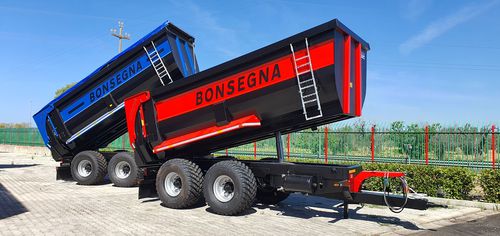 自卸拖车 - CMB1 series - BONSEGNA Srl - 悬挂式 / 串列轮轴 / 农用