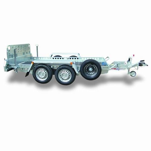 托盘拖车 - TMF/15 - CRESCI RIMORCHI Srl - 串列轮轴 / 农用 / 液压制动