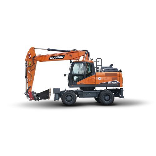 液压挖掘机 - DX190W-7 - DOOSAN INFRACORE CO. LTD - 带挡板