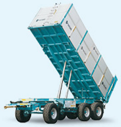 自卸拖车 - G series - GRAZIOLI REMAC Srl - 倾卸式 / 3车轴 / 农用