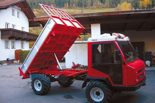 自卸拖车 - OFFICINE METALMECCANICHE RAVENNA Snc - 倾卸式 / 单车轴 / 农用