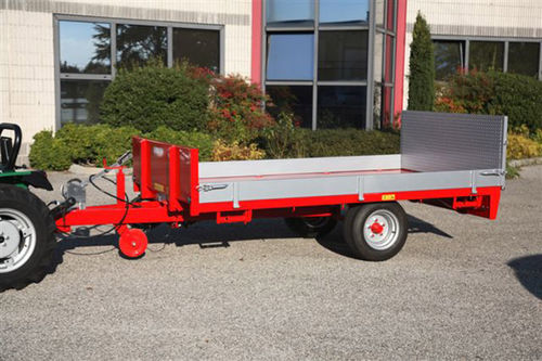 托盘拖车 - RTC 25	 - OFFICINE METALMECCANICHE RAVENNA Snc - 单车轴 / 农用 / 2吨