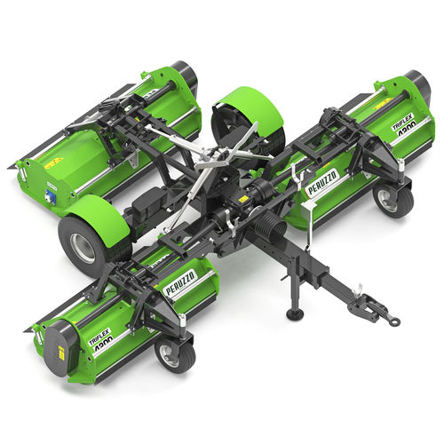 后部悬挂割草机 - TRIFLEX series - PERUZZO Srl - 凿式 / 32刀片式 / PTO驱动
