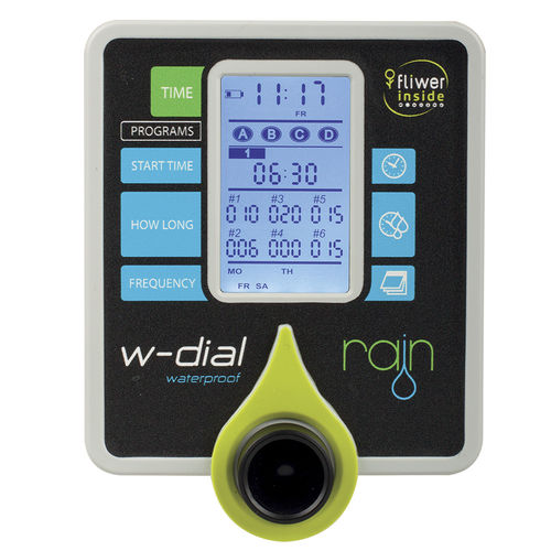 控制阀灌溉编程控制器 - W-DIAL - RAIN SpA - 数字 / 电池动力