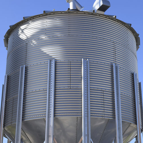 谷物筒仓 - Eco. Hopper Silos - AGACLI silo - 用于饲料 / 金属 / 漏斗式