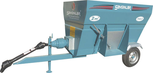 卧式立式饲料搅拌机 - Sayginlar Agriculture Machinery Ltd. - 牵引式 / 单螺杆 / PTO驱动