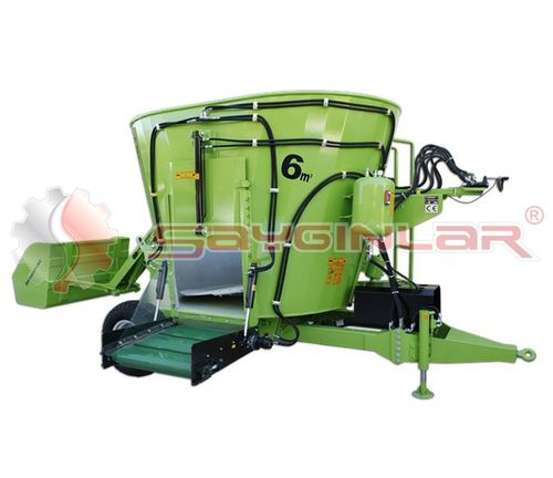 立式立式搅拌机 - 6cbm - Sayginlar Agriculture Machinery Ltd. - 牵引式 / 侧边卸载 / PTO驱动