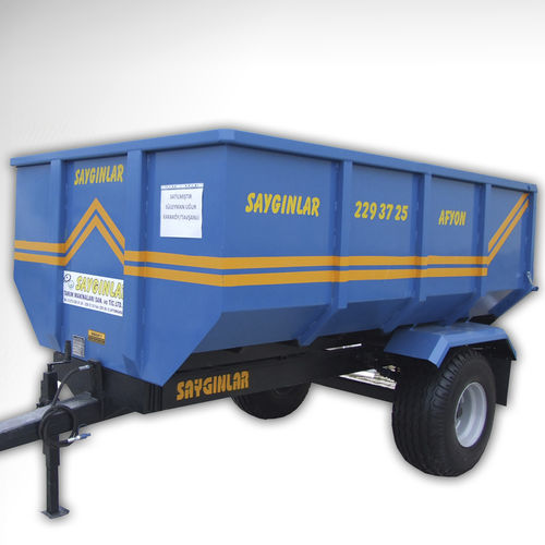 倾卸式拖车 - SY6T1D-JUMBO - Sayginlar Agriculture Machinery Ltd. - 单车轴 / 农用 / 6吨