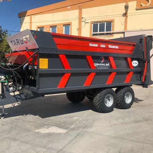 牵引式撒肥机 - TARGET 12 - Sayginlar Agriculture Machinery Ltd. - 垂直喷洒 / 串联