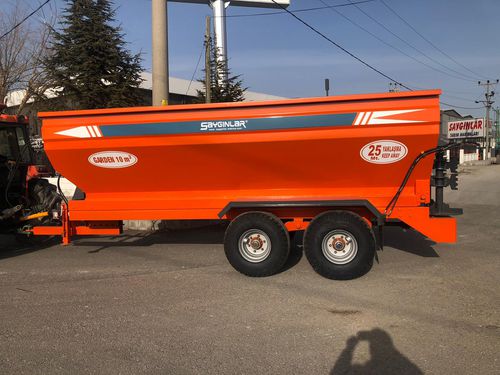 牵引式撒肥机 - GARDEN 10 - Sayginlar Agriculture Machinery Ltd. - 垂直喷洒 / 串联