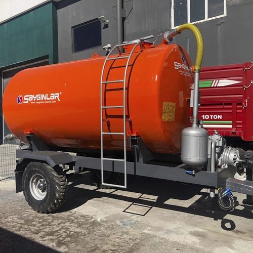 单车轴有机肥抛撒车 - Sayginlar Agriculture Machinery Ltd. - 真空 / 牵引式