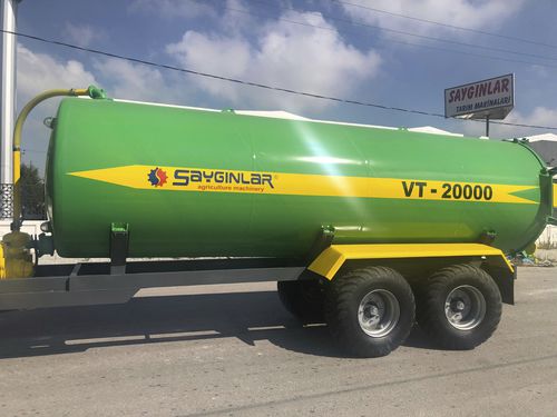 串列轮轴有机肥抛撒车 - Sayginlar Agriculture Machinery Ltd. - 双车轴 / 真空 / 牵引式