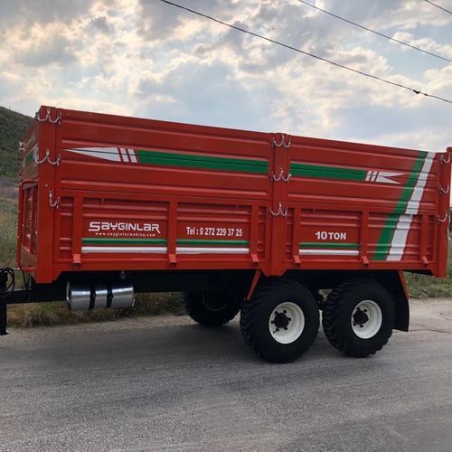 自卸拖车 - SY10T2D-TANDEM - Sayginlar Agriculture Machinery Ltd. - 双车轴 / 农用 / 10吨