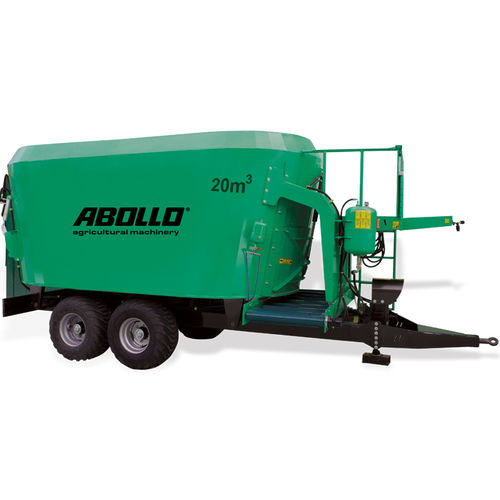饲料立式饲料搅拌机 - TY-FM series - ABOLLO AGRICULTUAL MACHINERY CO. - 卧式 / 牵引式 / 单螺杆