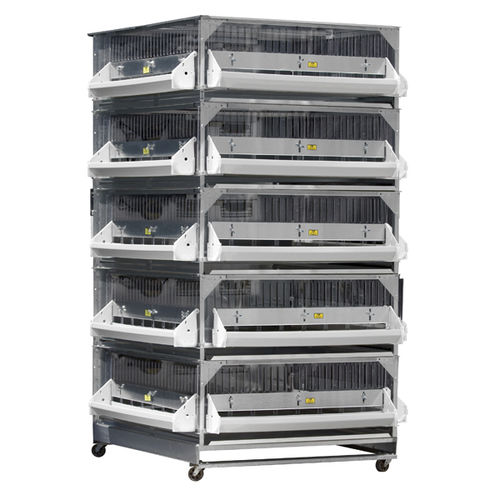 禽类育雏笼 - 0540  - GQF Manufacturing Company - 带有喂食器 / 带有喂水器
