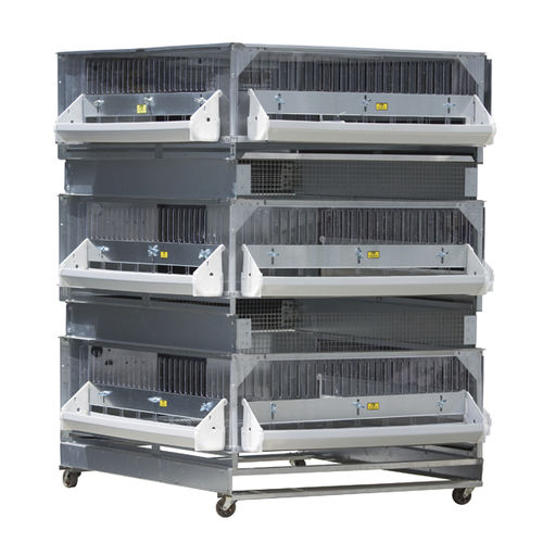 禽类育雏笼 - 0703  - GQF Manufacturing Company - 带有喂水器 / 带有喂食器