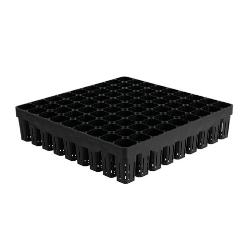 塑料育苗盘 - SideSlit 81 - BCC AB - 重复使用型 / 正方形 / 深