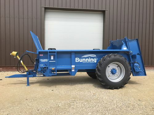 牵引式撒肥机 - Farmstar 80 - G.T. Bunning & Sons Ltd - 垂直喷洒 / 单车轴