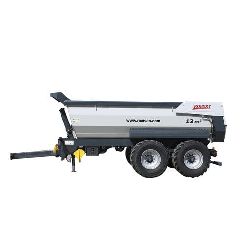 倾卸式拖车 - R220TAHK-ROBUST - ROMSAN TARIM SAN. VE DIŞ TİC.A.Ş. - 悬挂式 / 串列轮轴 / 农用