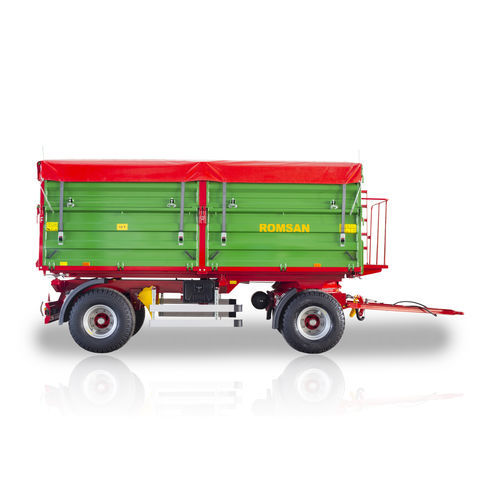 倾卸式拖车 - R120CSGA4P - ROMSAN TARIM SAN. VE DIŞ TİC.A.Ş. - 悬挂式 / 双车轴 / 农用