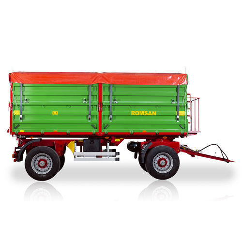 倾卸式拖车 - R140CSGA4P - ROMSAN TARIM SAN. VE DIŞ TİC.A.Ş. - 悬挂式 / 双车轴 / 农用