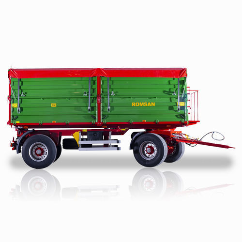 倾卸式拖车 - R140CSGA4P-LONG - ROMSAN TARIM SAN. VE DIŞ TİC.A.Ş. - 悬挂式 / 双车轴 / 农用