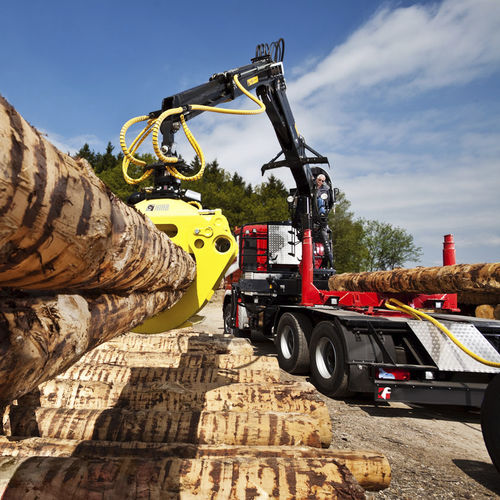 卡车安装式伐木起重机 - LOGLIFT 251S series - HIAB AB - 折臂式