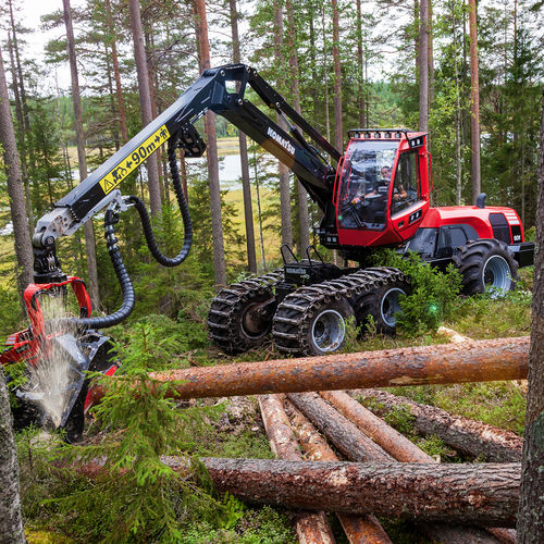 履带式联合伐木机 - 931 - Komatsu Forest AB - 带吊车