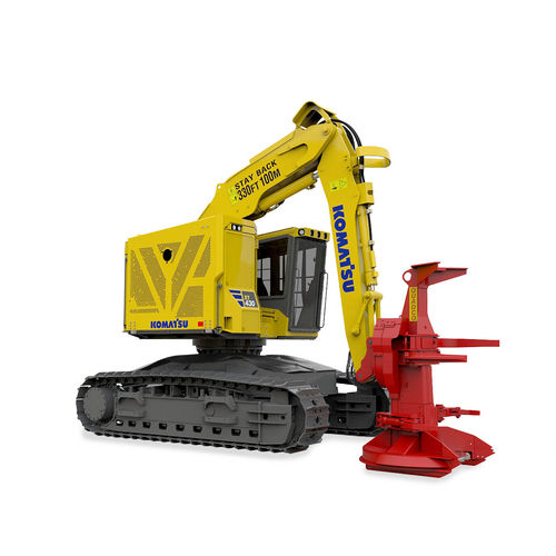 履带式联合伐木机 - XT430-5 - Komatsu Forest AB - 带吊车