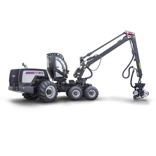轮胎式联合伐木机 - 5HP GT - Logset Oy - 带吊车