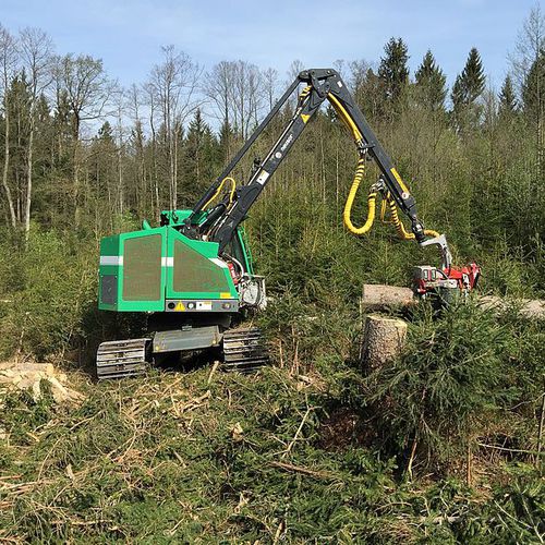 履带式联合伐木机 - 133HVT - Neuson Forest GmbH - 坡地