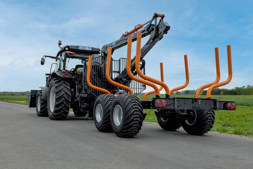 自动装载式拖车 - 8T1E - BMF - 悬挂式 / 双车轴 / 林业