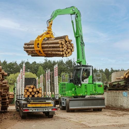折臂式抓木机 - 735 E  - SENNEBOGEN Maschinenfabrik GmbH