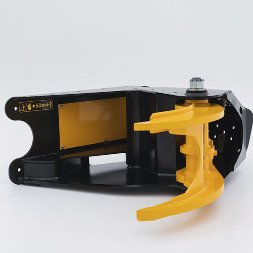 挖掘机树木剪切机 - TMK 400-F - TMK Machinery Oy - 挖掘机用 / 滑移装载机 / 带有旋转头