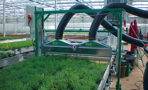 苗木修剪机 - Venti V006 table trimmer - Pack TTI  / Weber Cooling - 种植托盘 / 带滑轮 / 卧式