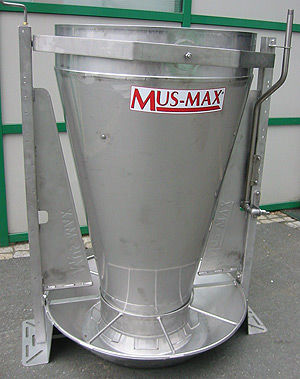 猪用漏斗喂食器 - VM, EM Series - MUSMAX - 不锈钢 / 环形 / 自动